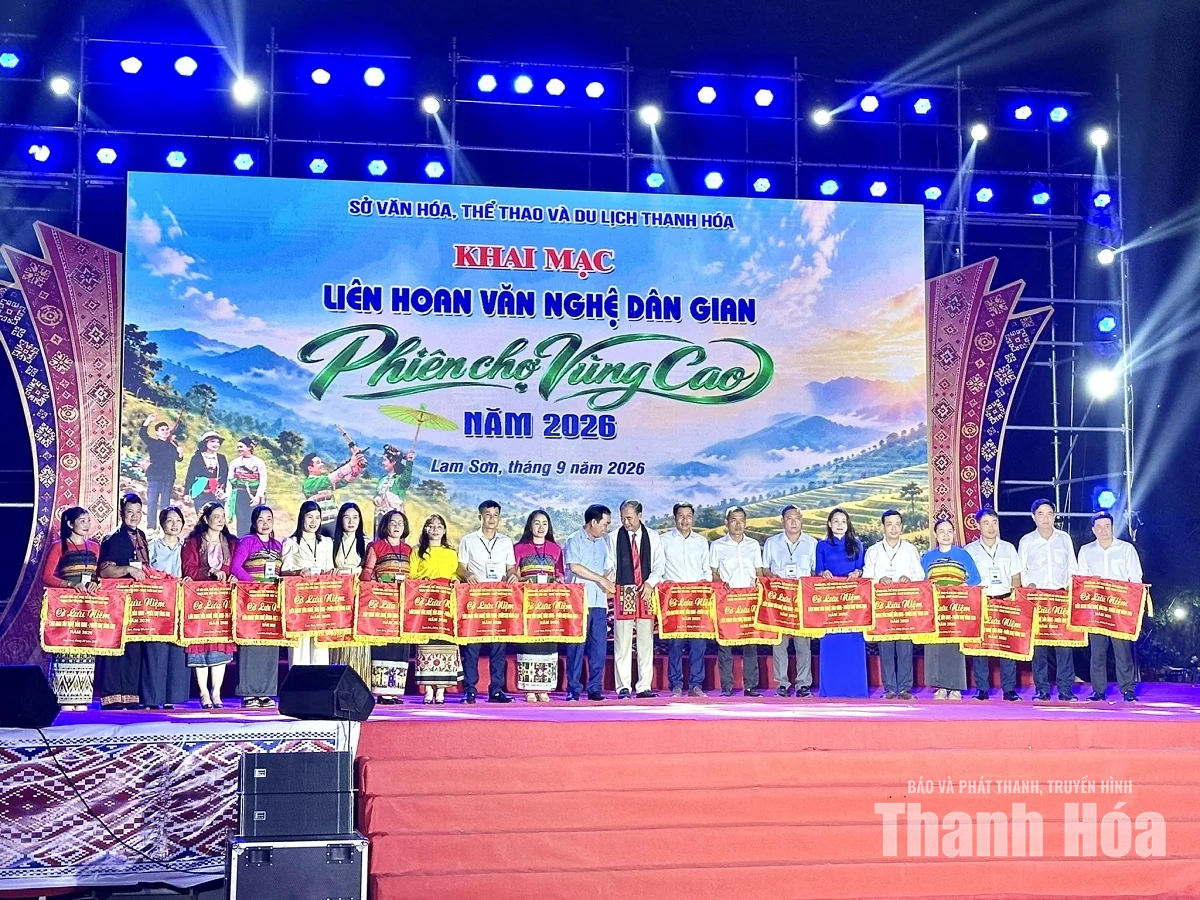 Khai mạc Liên hoan Văn nghệ dân gian - Phiên chợ vùng cao năm 2026