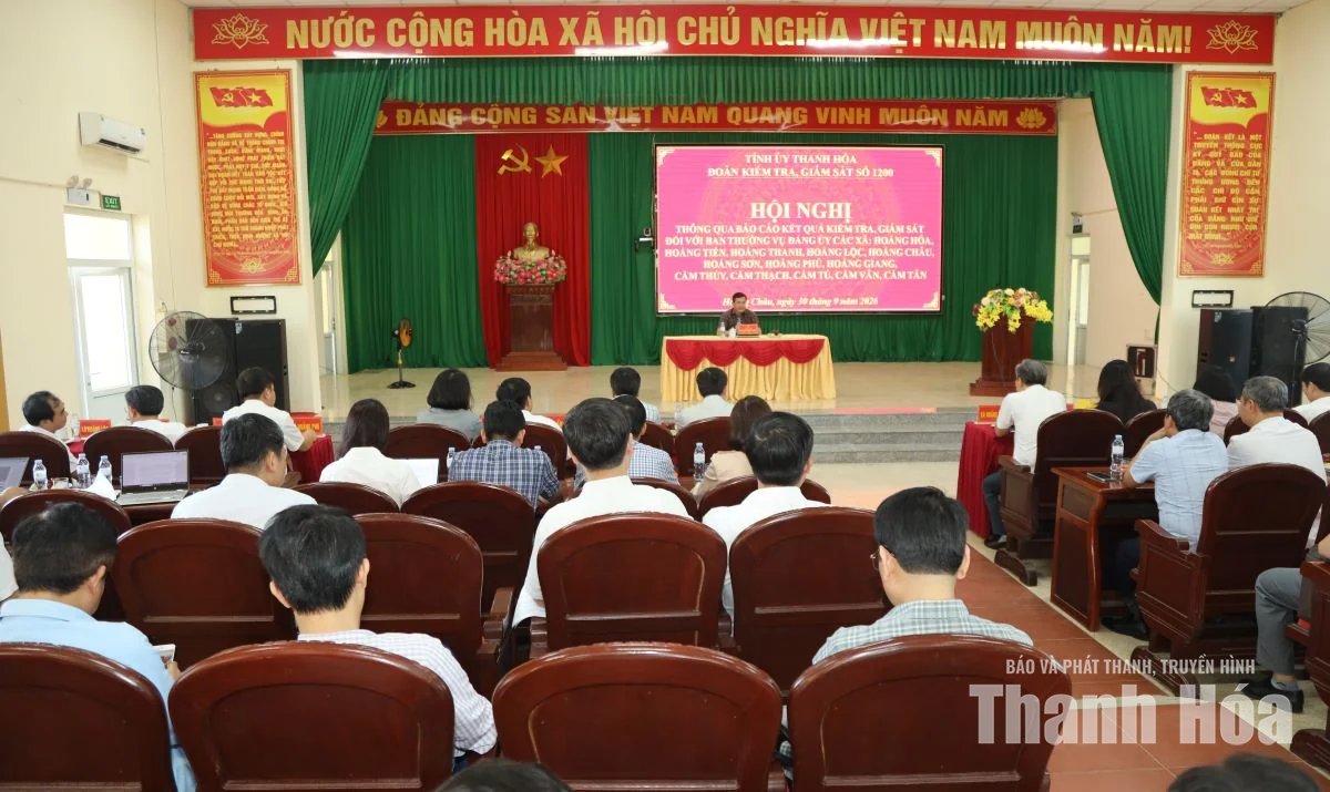 Thông qua dự thảo kết luận kiểm tra, giám sát đối với Ban Thường vụ Đảng ủy 13 xã