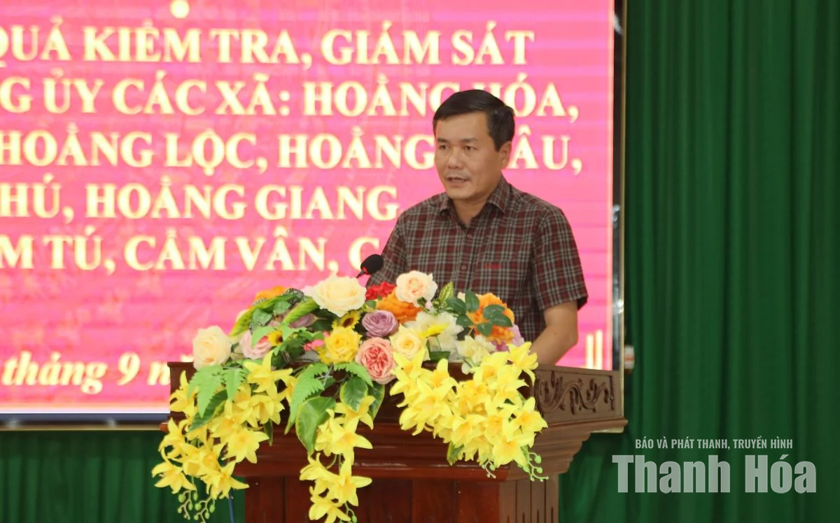 Thông qua dự thảo kết luận kiểm tra, giám sát đối với Ban Thường vụ Đảng ủy 13 xã