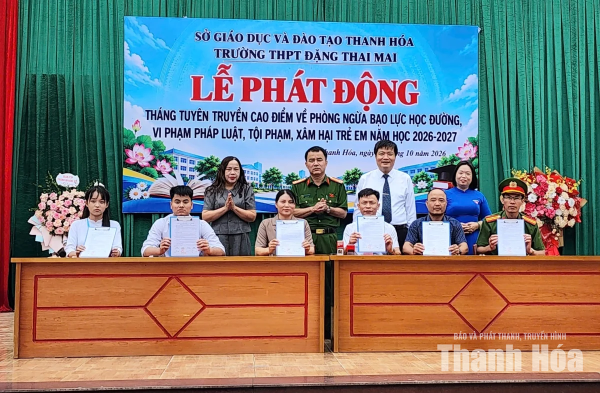 Phát động Tháng tuyên truyền cao điểm về phòng ngừa bạo lực học đường, vi phạm pháp luật, tội phạm, xâm hại trẻ em