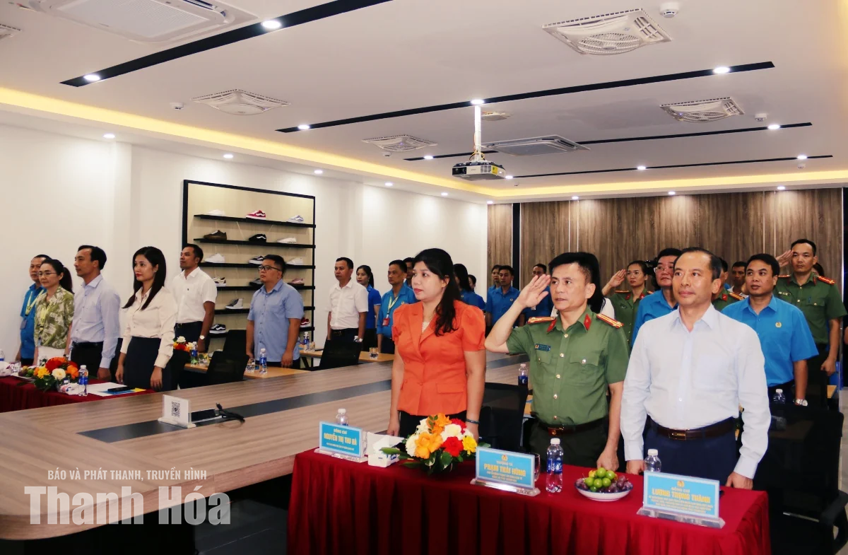 Thành lập Chi bộ Công ty TNHH Giầy Sunjade Việt Nam