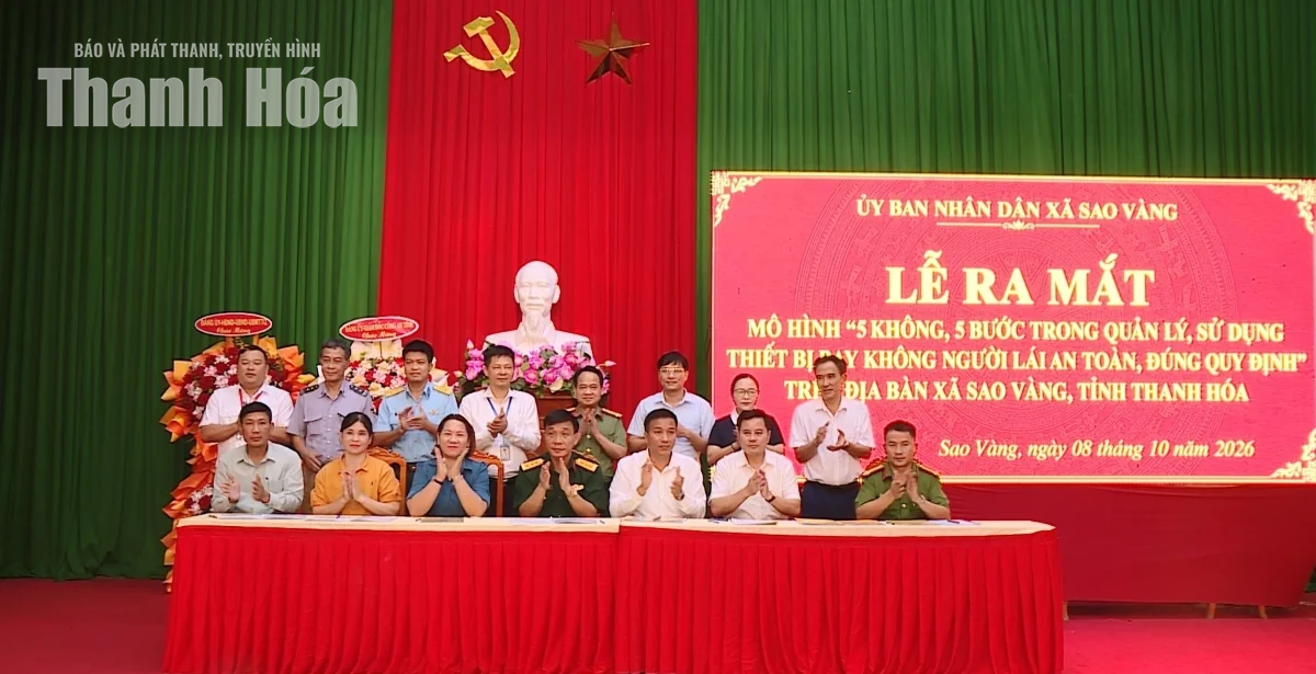 Ra mắt mô hình “5 không, 5 bước trong quản lý, sử dụng thiết bị bay không người lái an toàn, đúng quy định”