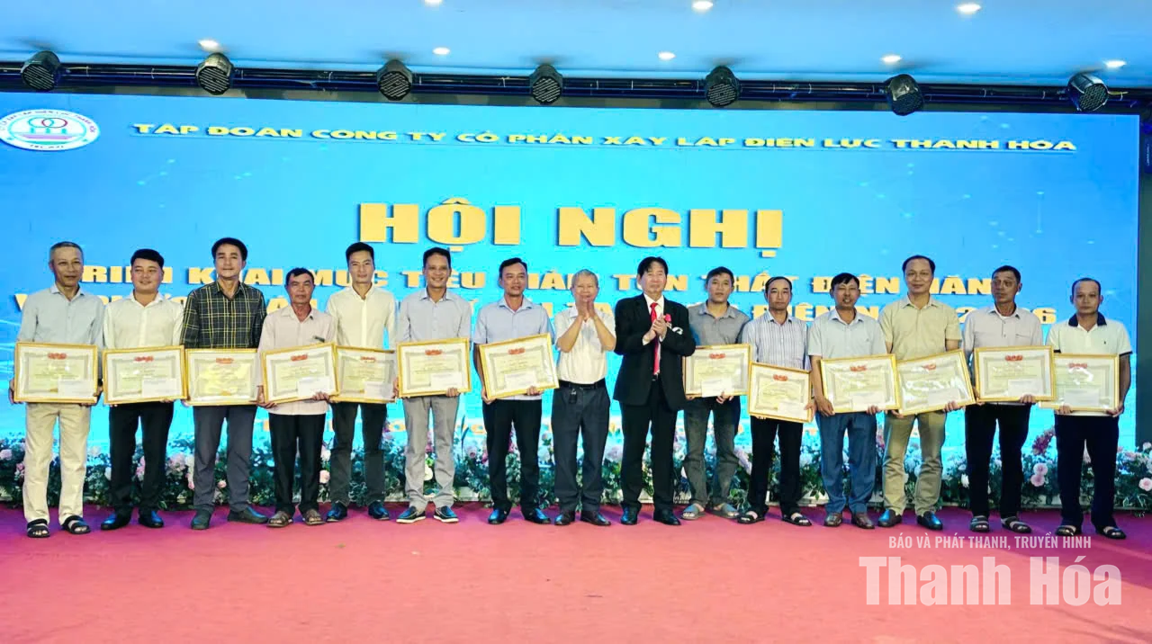 Công ty Cổ phần Xây lắp Điện lực Thanh Hóa phấn đấu giảm tổn thất điện năng xuống dưới 6% vào cuối năm 2026
