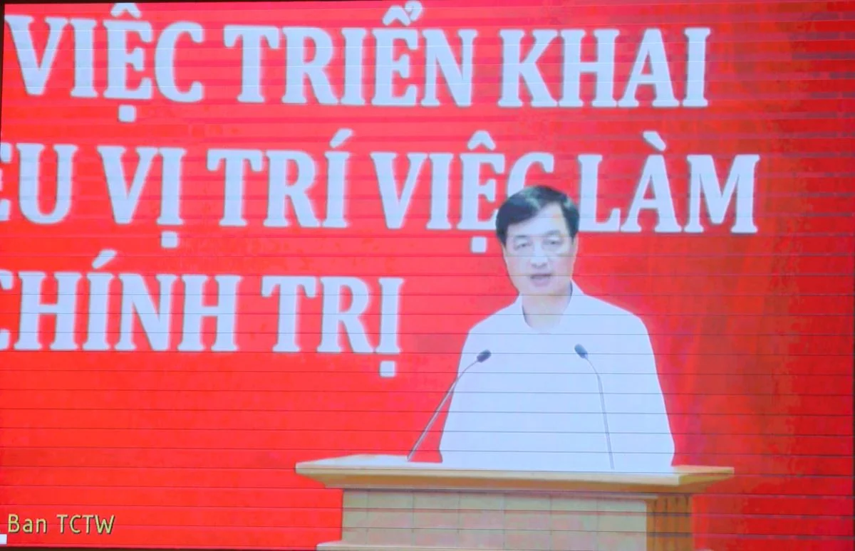 Quán triệt, tập huấn xây dựng cơ sở dữ liệu vị trí việc làm của hệ thống chính trị