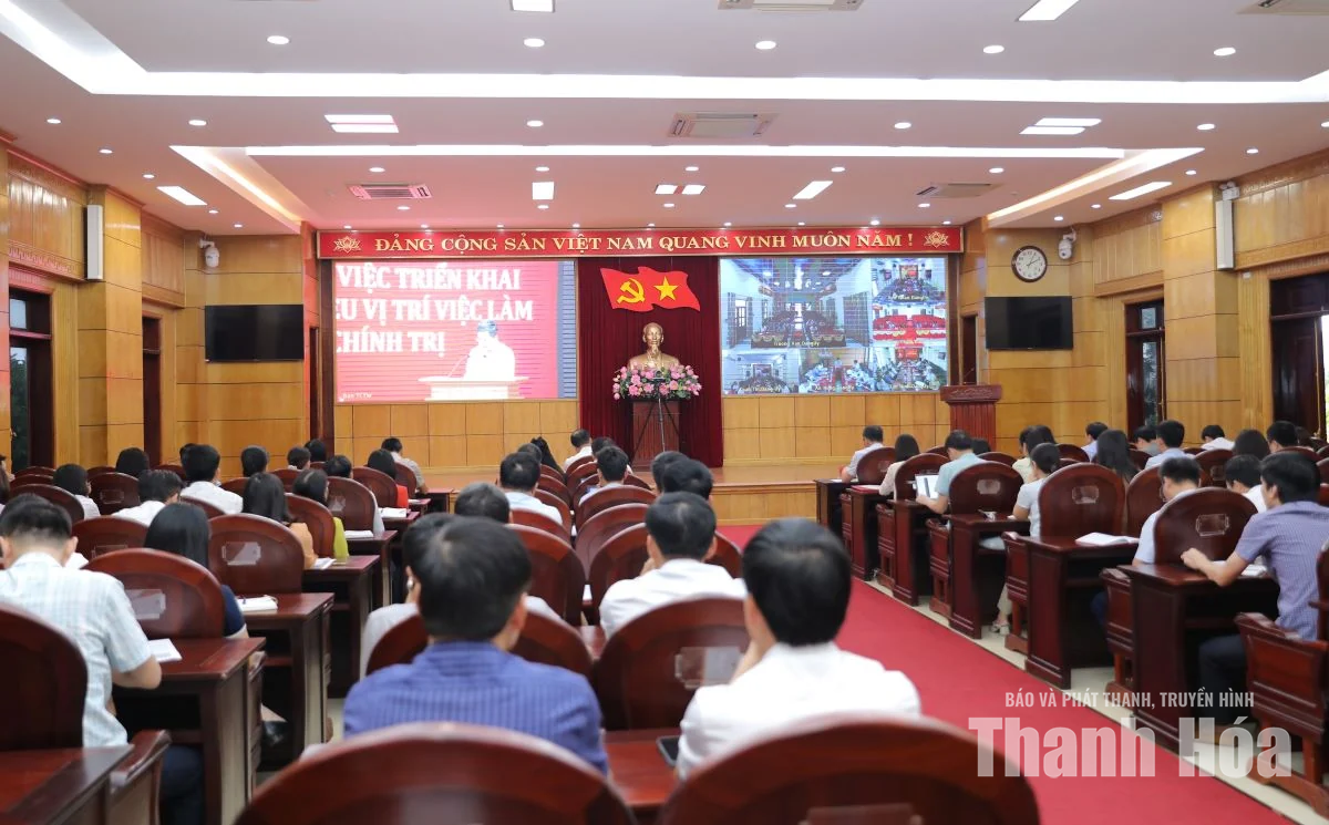 Quán triệt, tập huấn xây dựng cơ sở dữ liệu vị trí việc làm của hệ thống chính trị