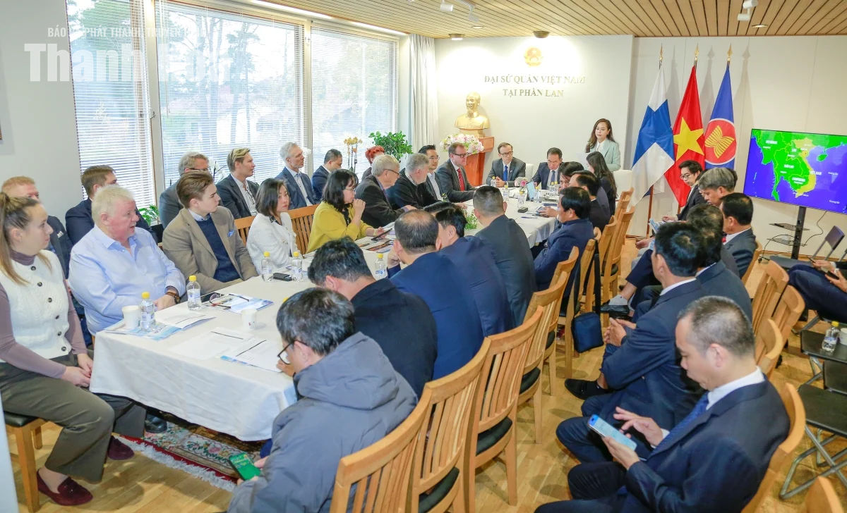 Thanh Hóa kết nối, xúc tiến hợp tác đầu tư với doanh nghiệp Phần Lan