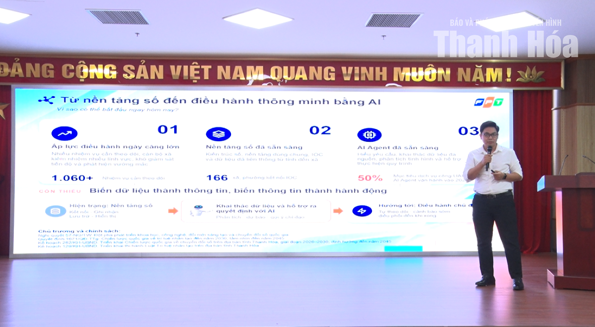 Thúc đẩy chuyển đổi số gắn với nâng cao hiệu quả quản trị tại Thanh Hóa