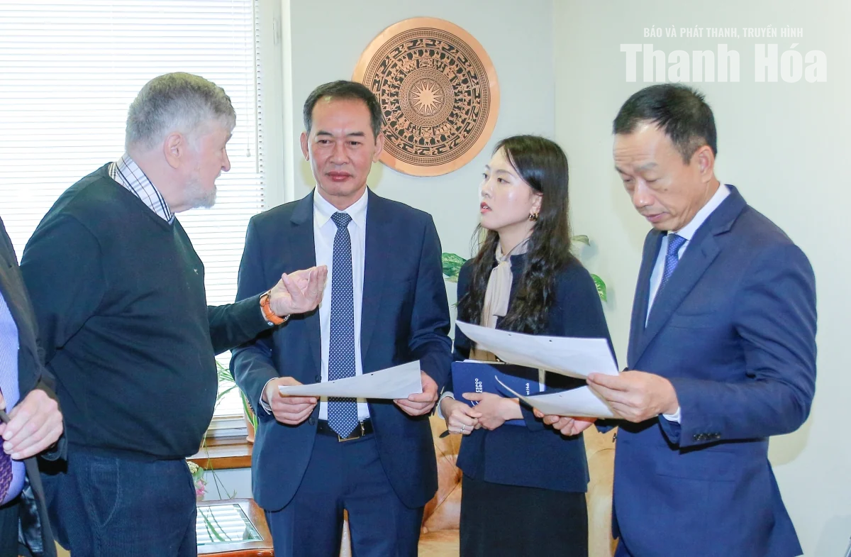 Đoàn công tác tỉnh Thanh Hóa làm việc với các hiệp hội, doanh nghiệp Phần Lan
