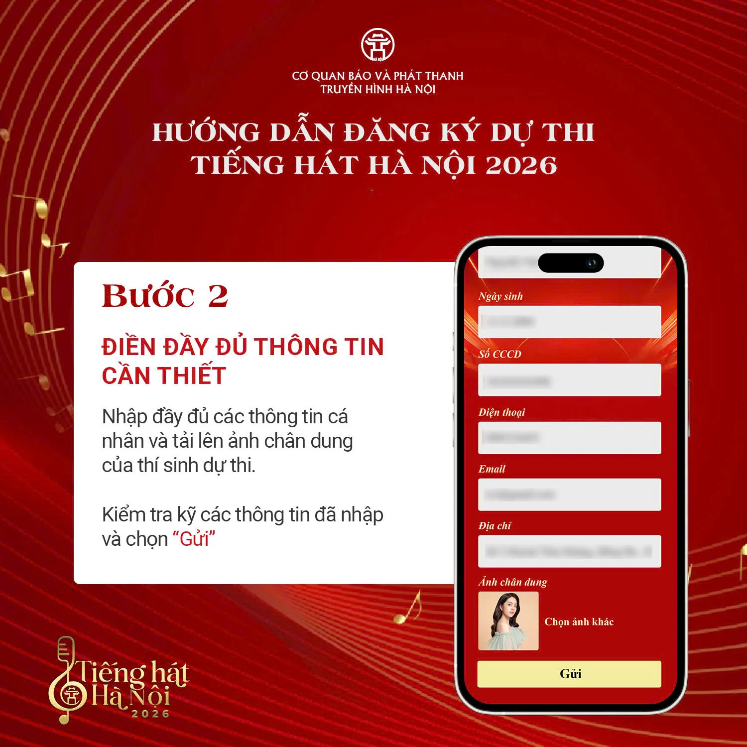 “Tiếng hát Hà Nội 2026” mở đăng ký, bắt đầu hành trình tìm kiếm tài năng