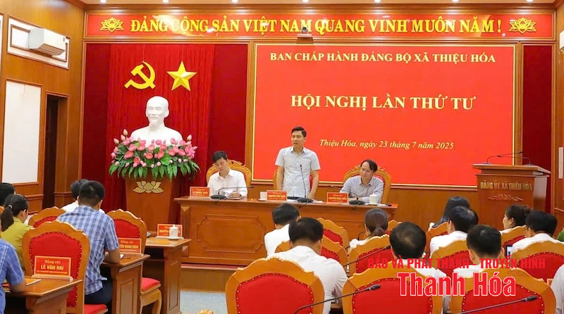Đảng bộ xã Thiệu Hóa vững bước trên hành trình mới