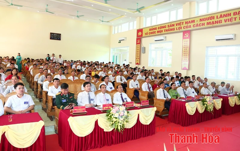 Phó Chủ tịch Thường trực HĐND tỉnh Lê Tiến Lam dự Đại hội đại biểu Đảng bộ xã Yên Thọ