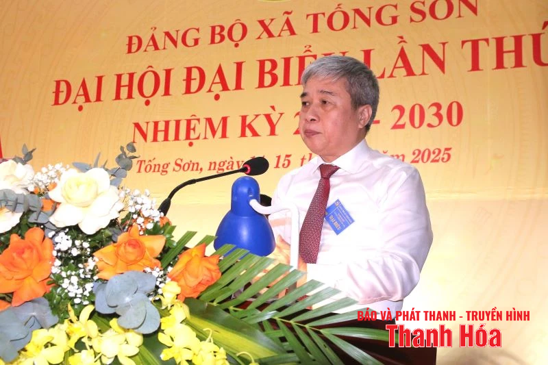 Đại hội đại biểu Đảng bộ xã Tống Sơn lần thứ I, nhiệm kỳ 2025-2030