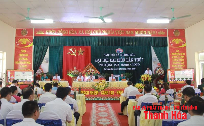 Đại hội Đại biểu Đảng bộ xã Mường Mìn lần thứ I, nhiệm kỳ 2025-2030