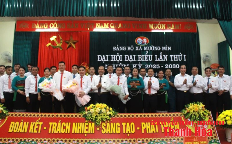 Đại hội Đại biểu Đảng bộ xã Mường Mìn lần thứ I, nhiệm kỳ 2025-2030