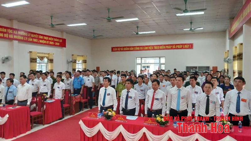 Đại hội đại biểu Đảng bộ xã Mường Lý lần thứ I, nhiệm kỳ 2025-2030