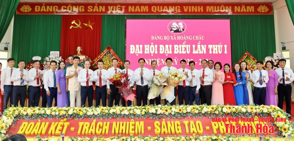 Đoàn kết, nỗ lực xây dựng xã Hoằng Châu ngày càng giàu đẹp, văn minh.