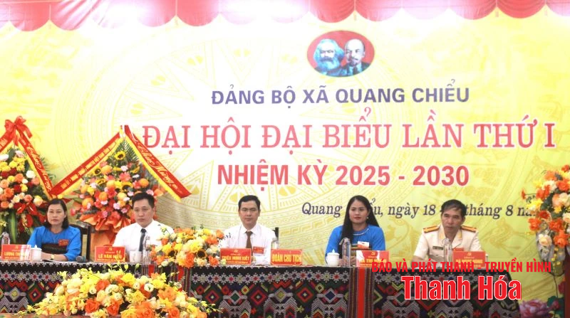 Đại hội đại biểu Đảng bộ xã Quang Chiểu lần thứ I, nhiệm kỳ 2025 - 2030