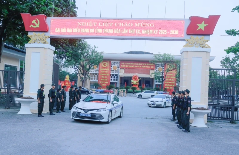 Tập trung lực lượng, phương tiện, đảm bảo tuyệt đối an toàn Đại hội đại biểu Đảng bộ tỉnh, lần thứ XX