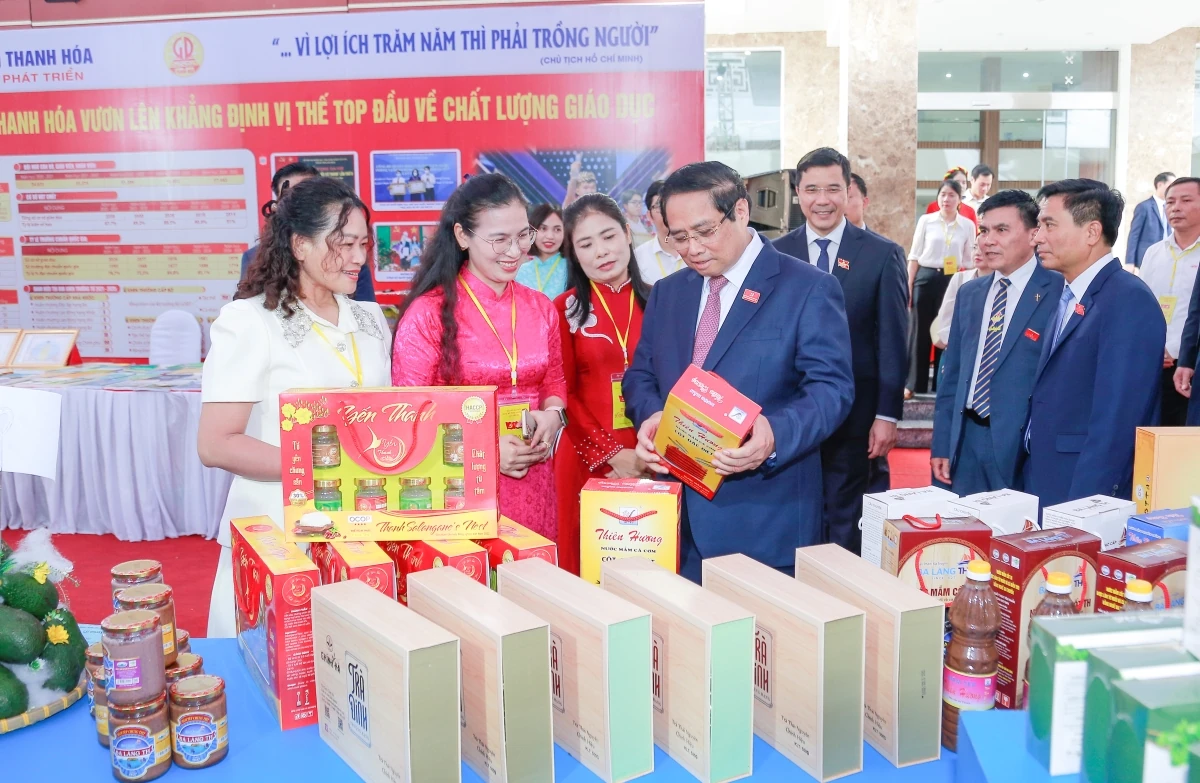 Thủ tướng Chính phủ Phạm Minh Chính dự Đại hội đại biểu Đảng bộ tỉnh Thanh Hóa lần thứ XX