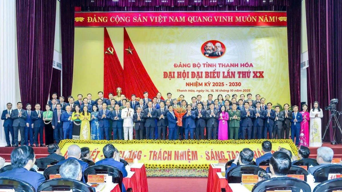 Thủ tướng Chính phủ Phạm Minh Chính dự Đại hội đại biểu Đảng bộ tỉnh Thanh Hóa lần thứ XX