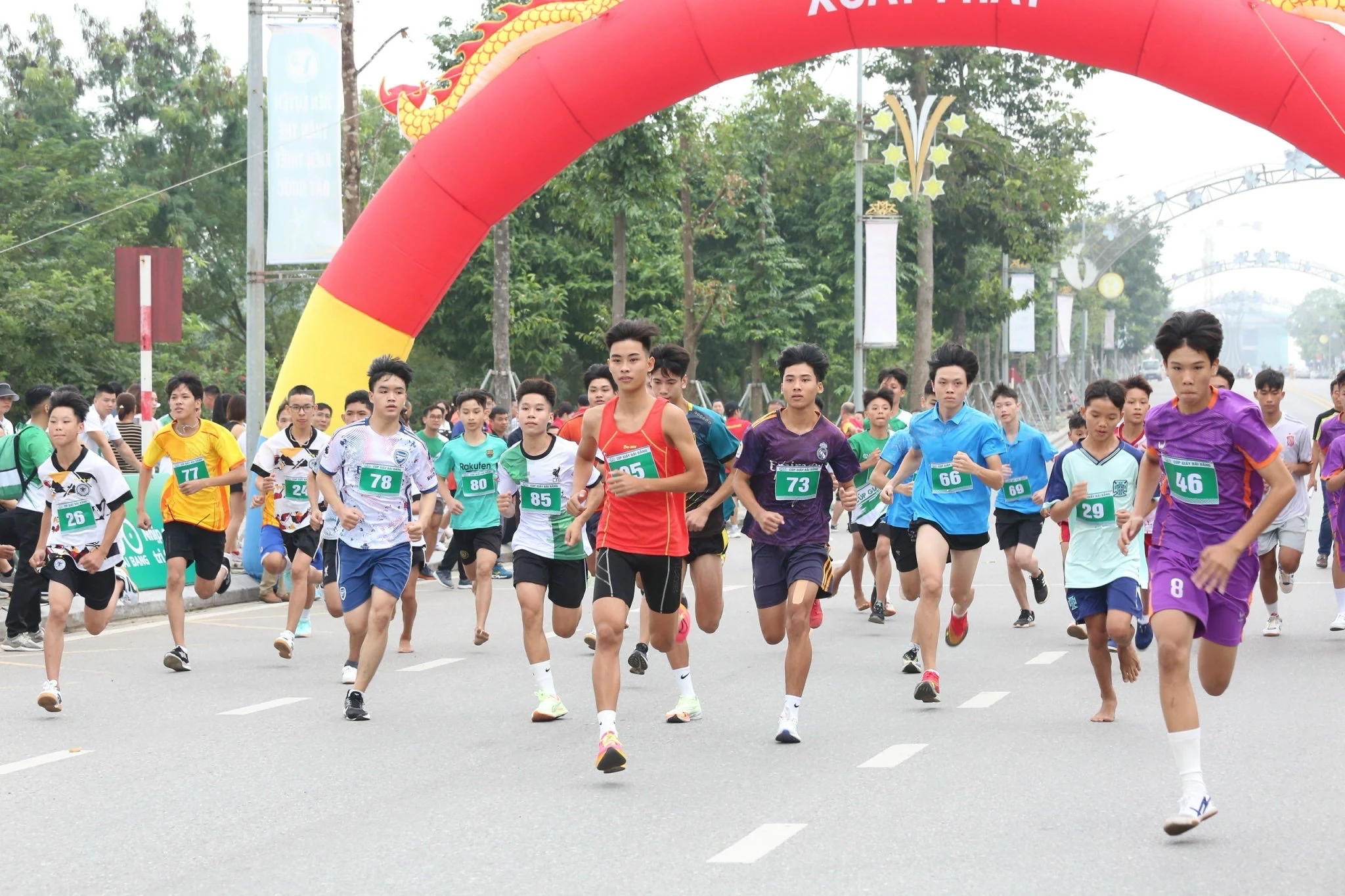 Exciting Bai Bang Paper Cup Cross Country Tournament 2023