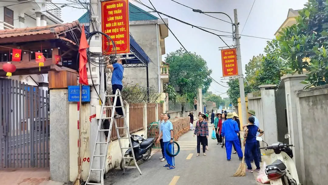 Lam Thao Town Mobilizes Over 14.8 Billion VND from Residents for Urban Development