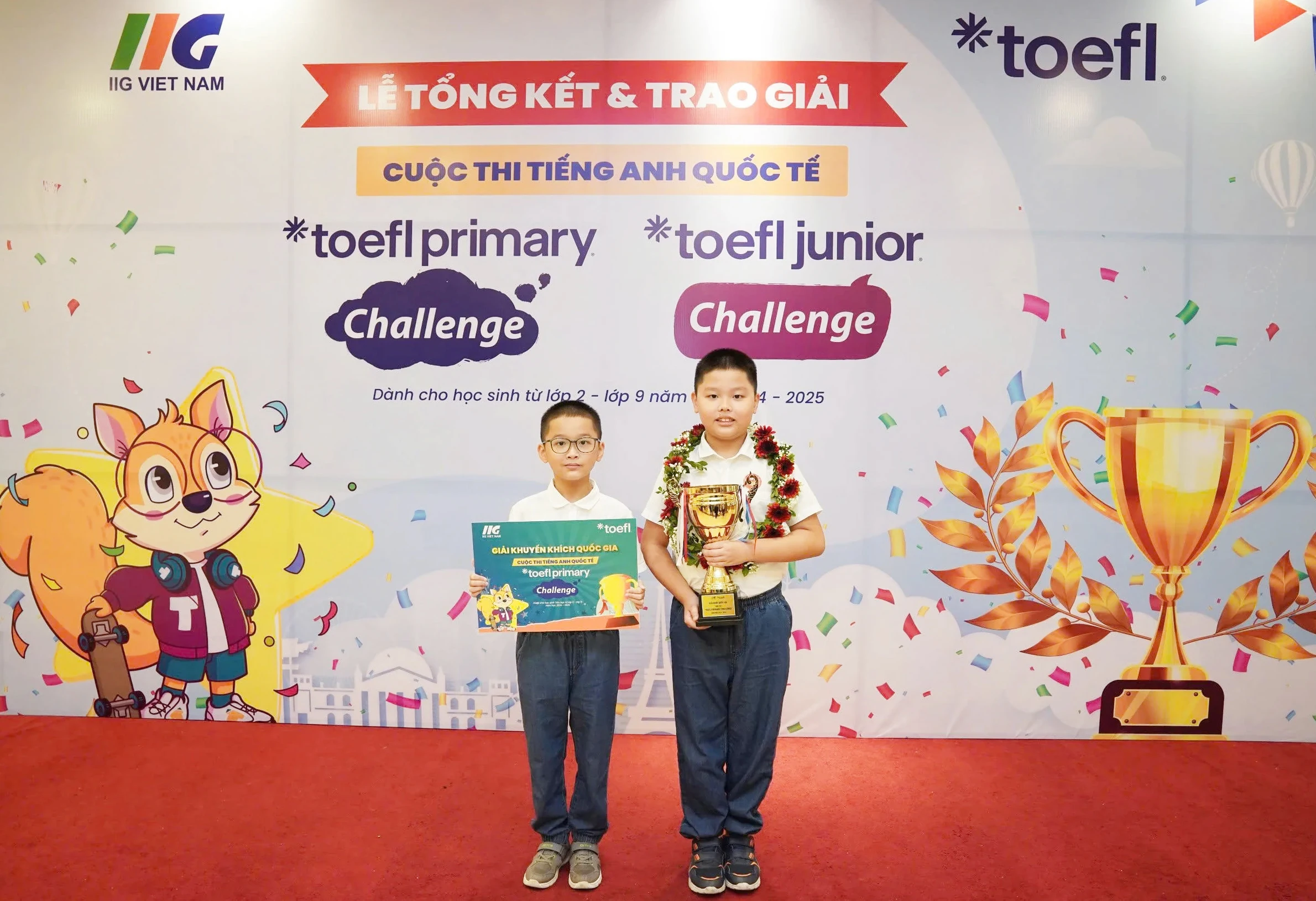 Twin brothers win National TOEFL Challenge Prize