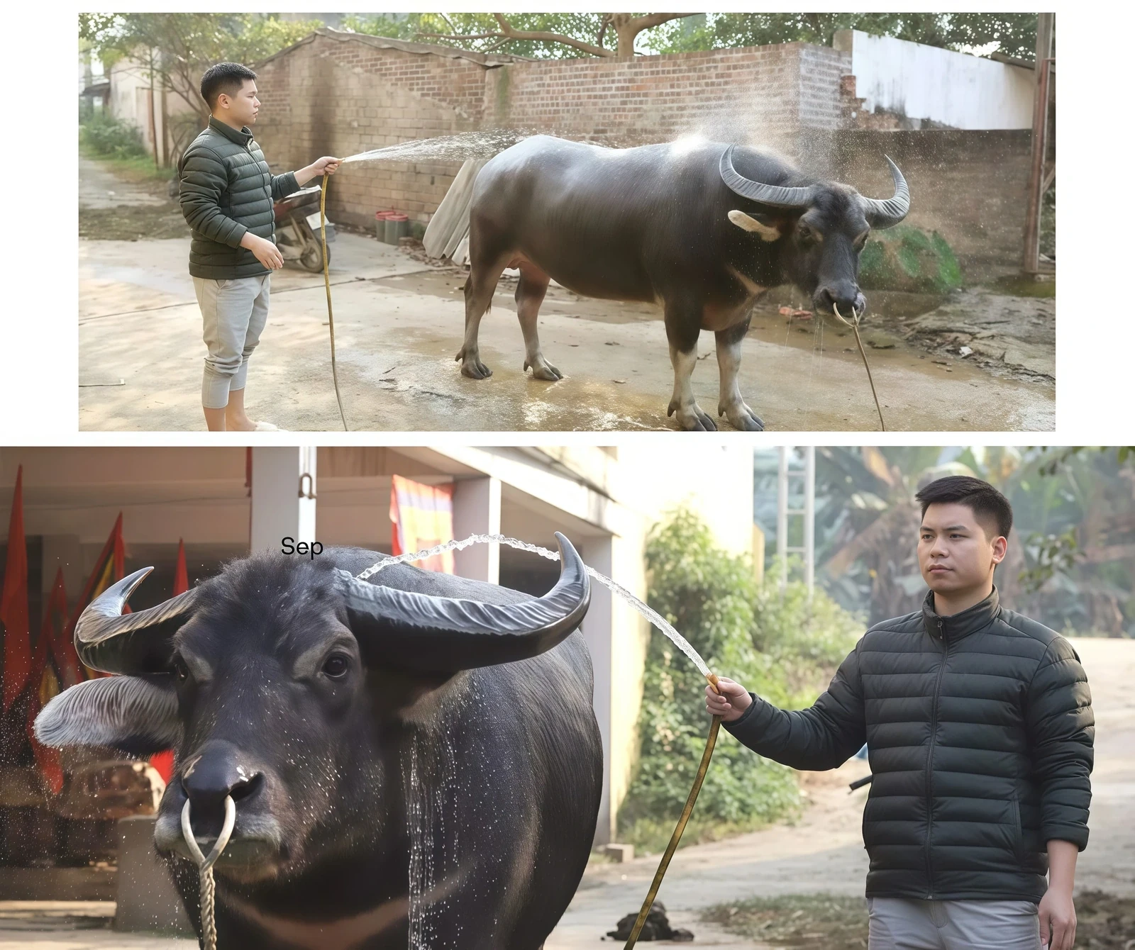 The Art of Raising Fighting Buffaloes in Hai Luu