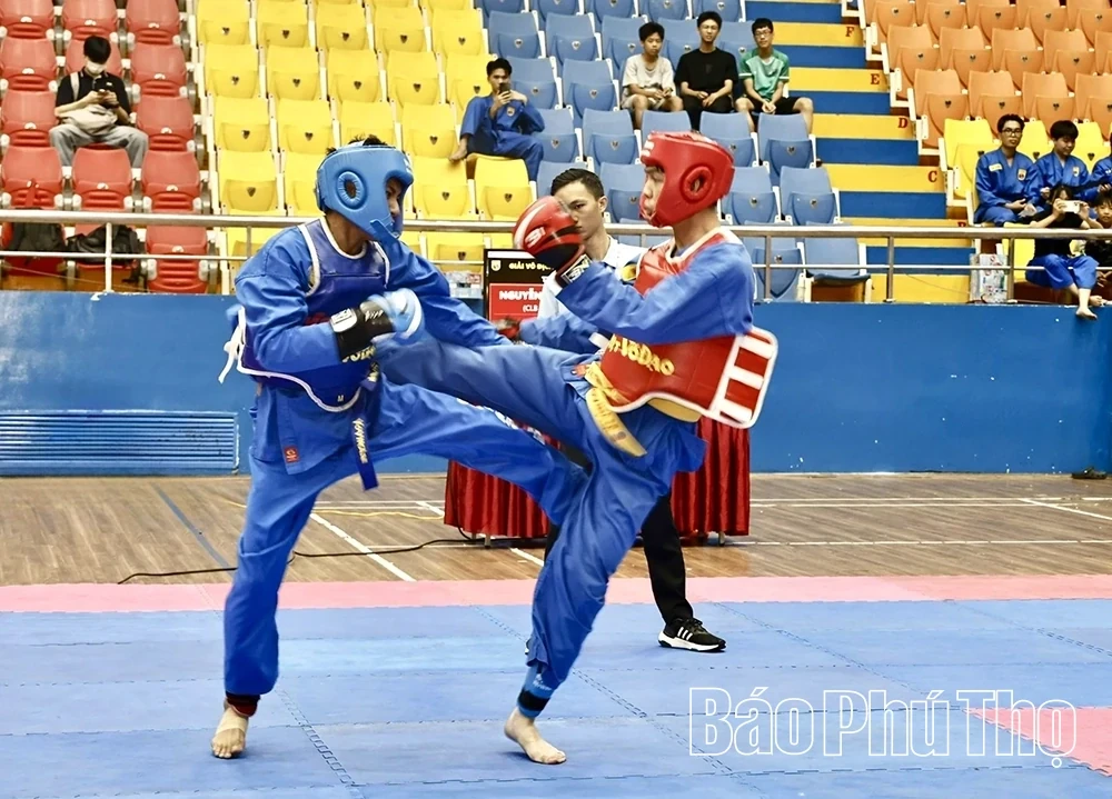 Nearly 100 Athletes Compete in the Phu Tho Province Vovinam Club Championship