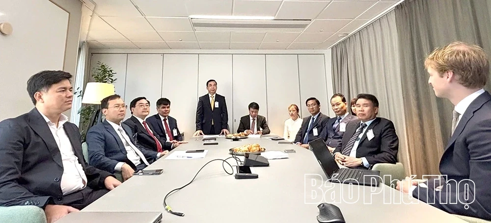 Phu Tho Delegation Works with ASSA ABLOY Asia Holding AB in Sweden