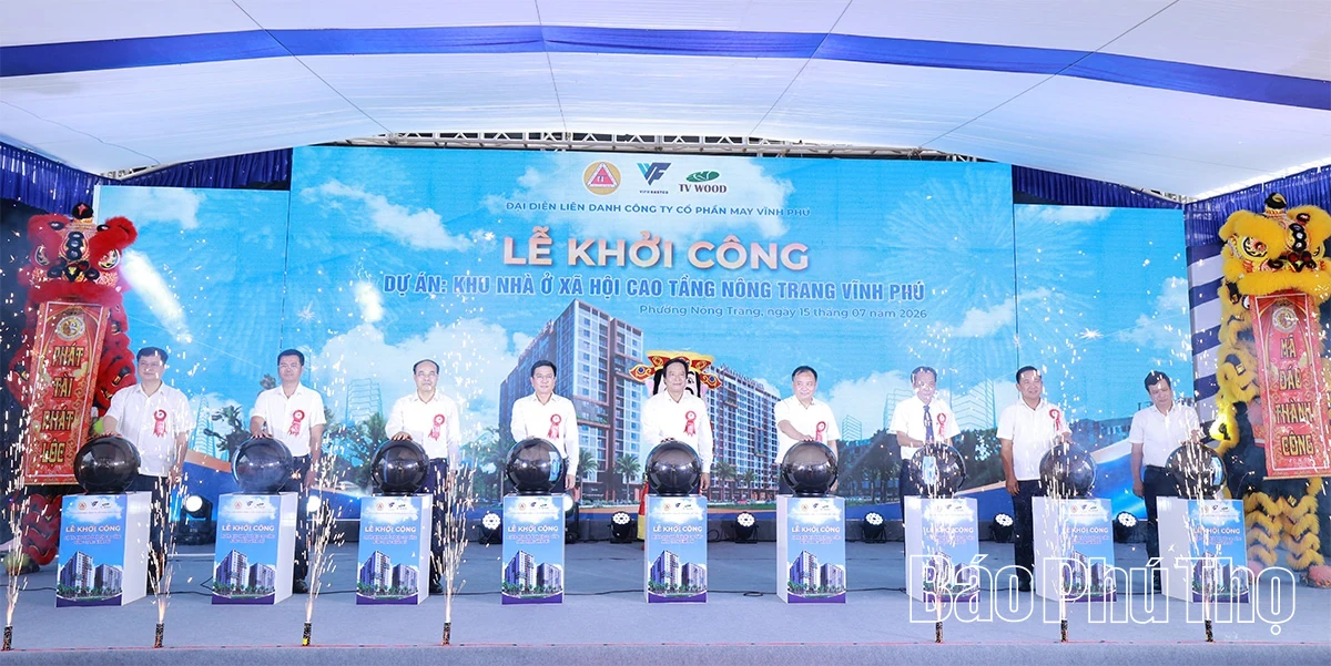 Construction Begins on Nong Trang Vinh Phu High-Rise Social Housing Project