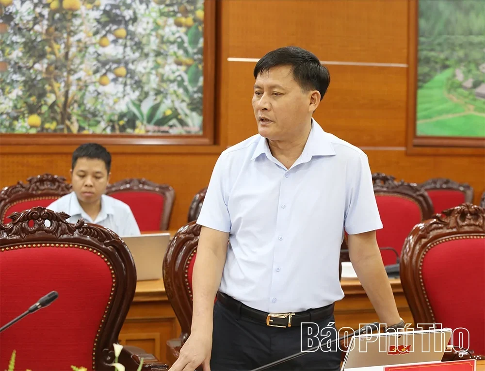 Reviewing Progress of Key Projects in the Hoa Binh Region