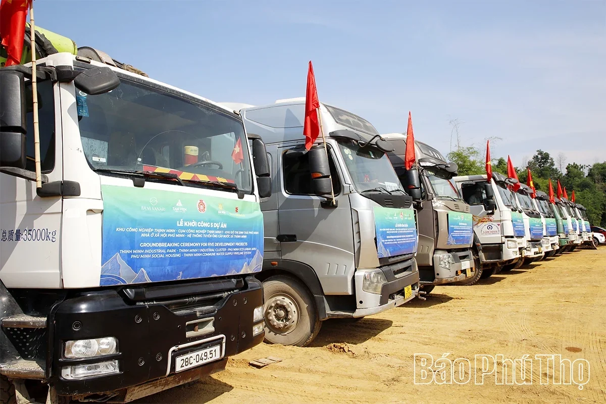 Five Projects with Total Investment of VND7.6 Trillion Launched Simultaneously