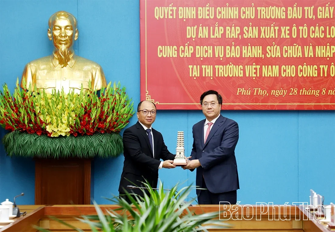 Phu Tho Adjusts Investment Policy for Toyota Vietnam: Raising Total Investment Capital to 373 Million USD