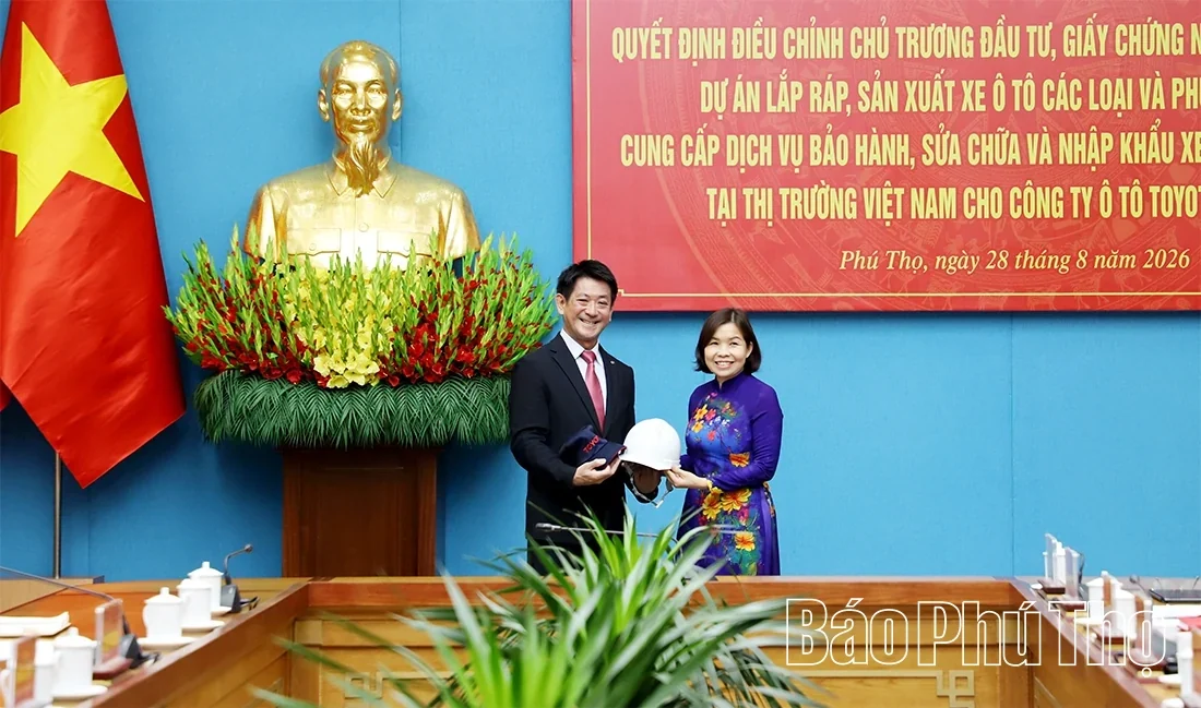 Phu Tho Adjusts Investment Policy for Toyota Vietnam: Raising Total Investment Capital to 373 Million USD