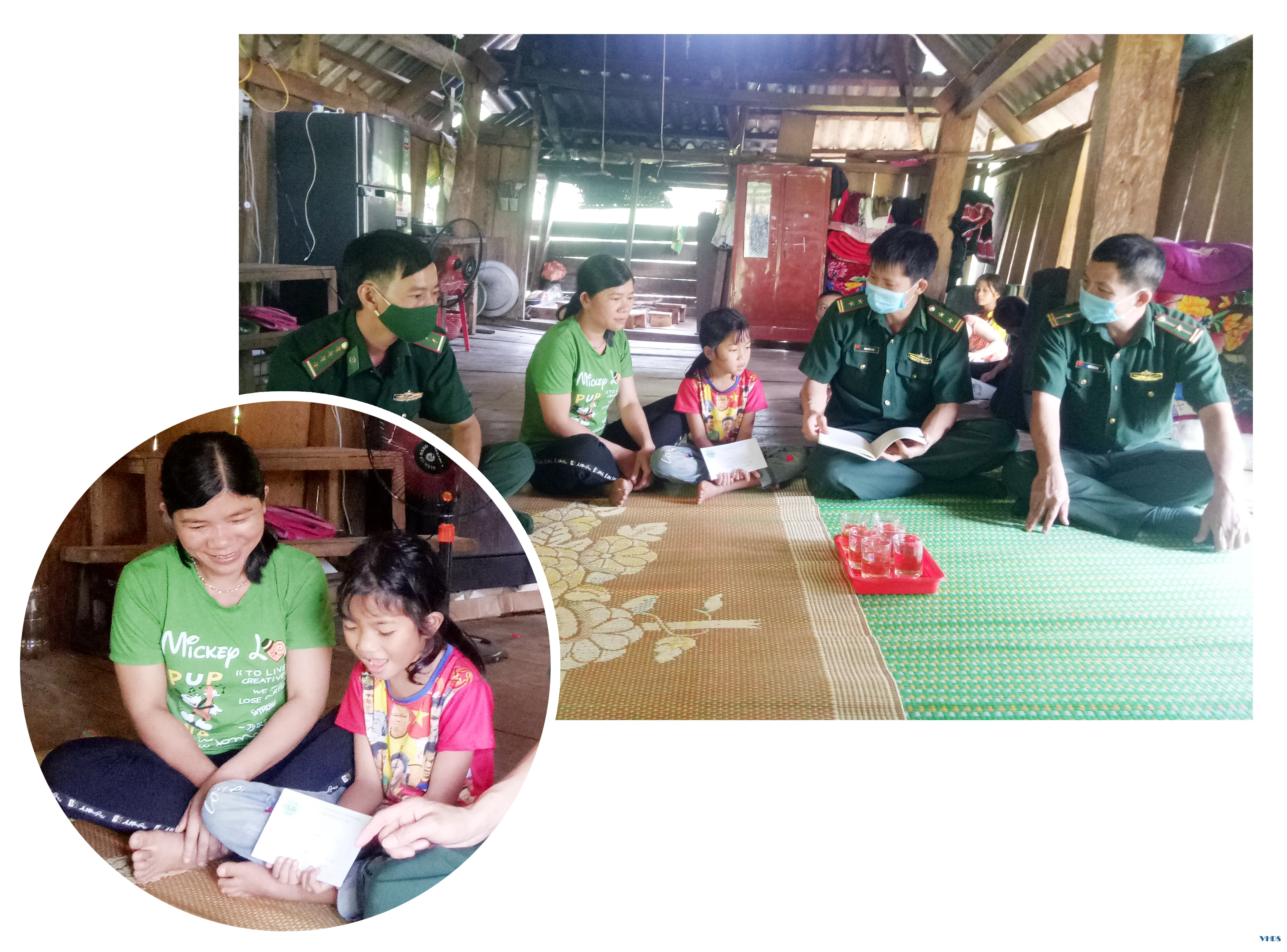 Đồn Biên phòng Bát Mọt với chương trình “Nâng bước em đến trường”