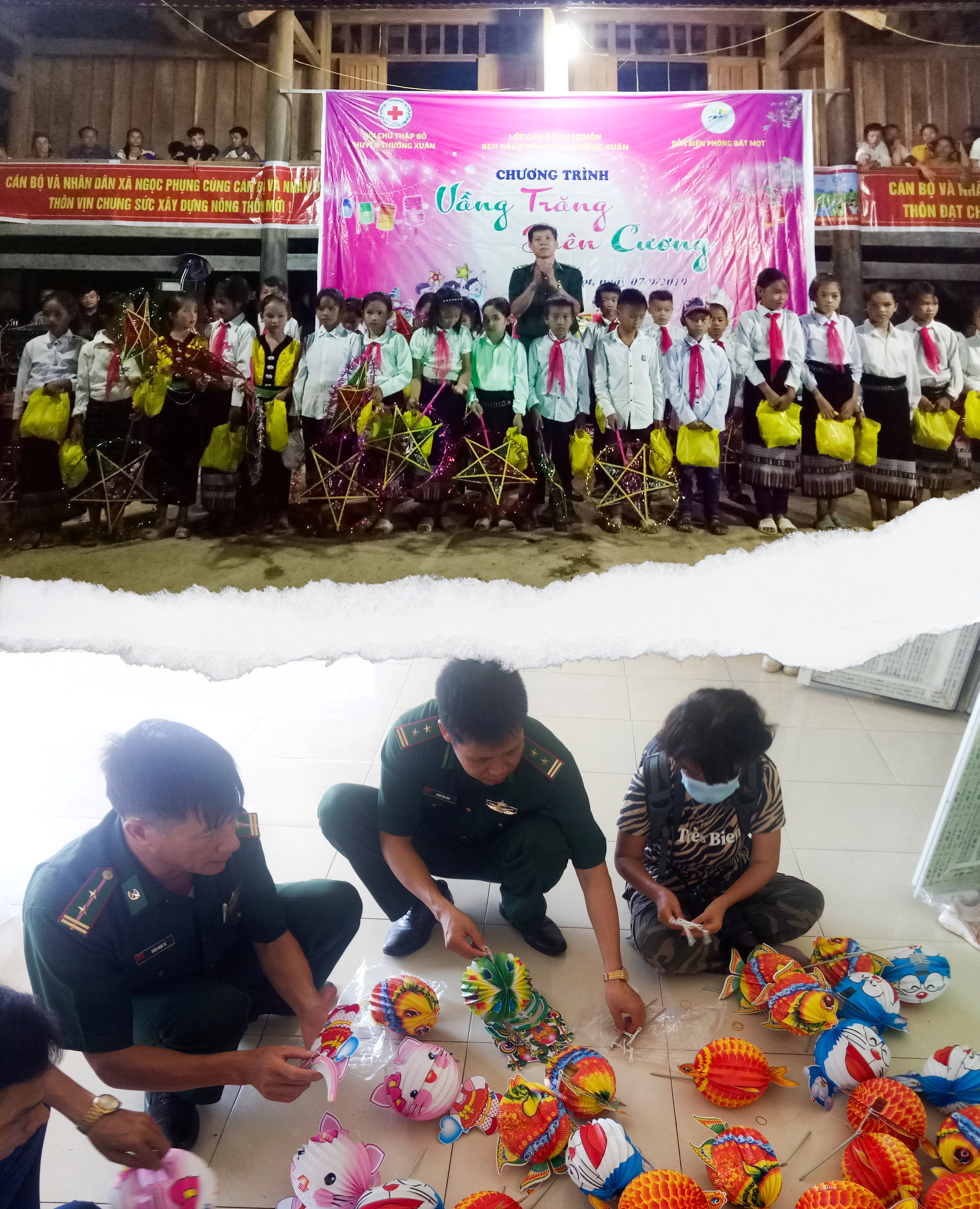 Đồn Biên phòng Bát Mọt với chương trình “Nâng bước em đến trường”