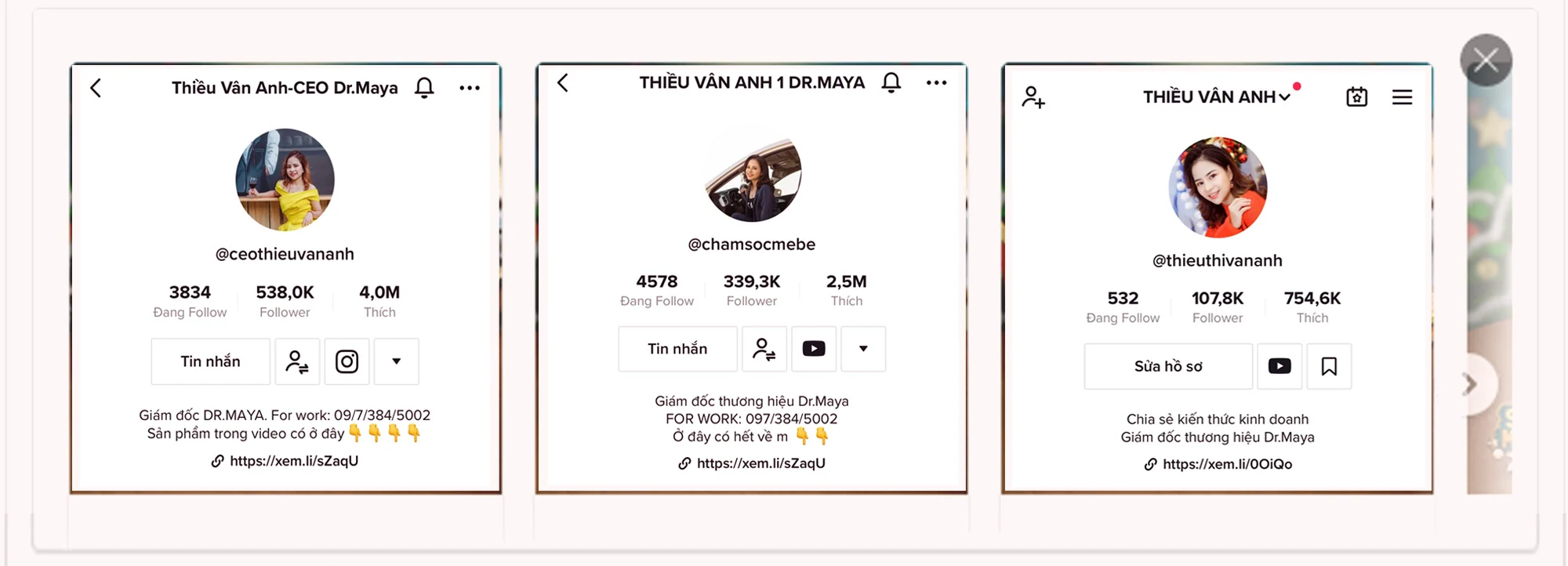 Nữ TikTok triệu view