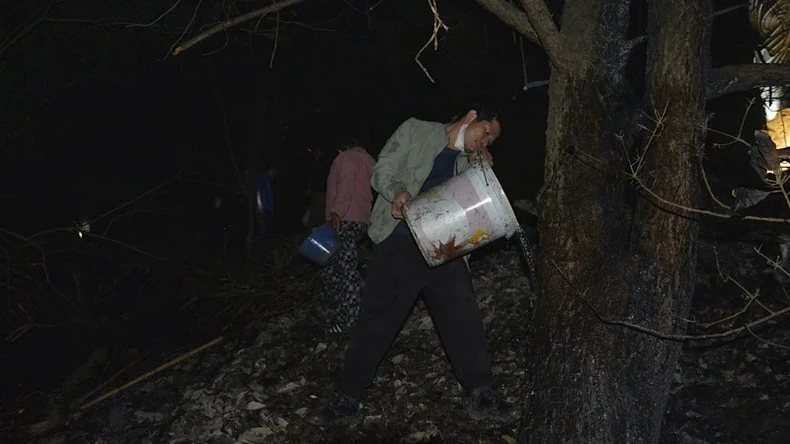 Chùa Phật Tích không bị ảnh hưởng sau đám cháy lớn