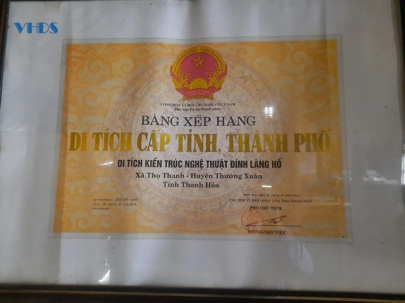 Quan tâm đẩy nhanh tiến độ tu bổ, tôn tạo đình làng Hồ