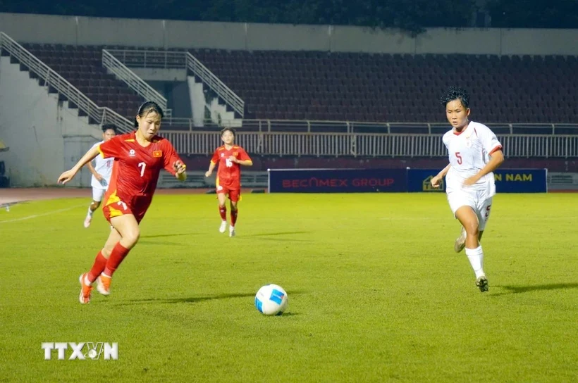 Việt Nam có chiến thắng đầu tiên tại giải U19 nữ Đông Nam Á 2025
