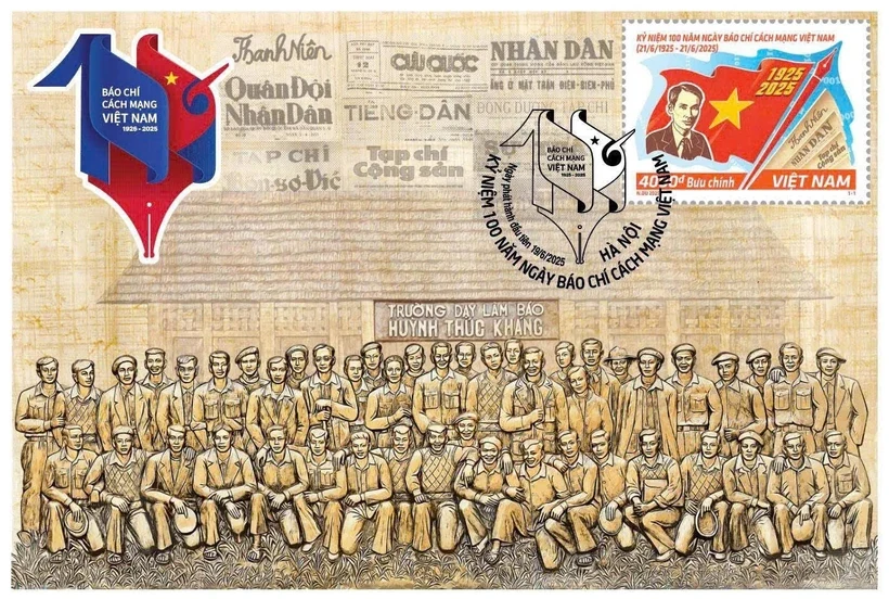 Bộ Tem đặc biệt kỷ niệm 100 năm Ngày Báo chí Cách mạng Việt Nam