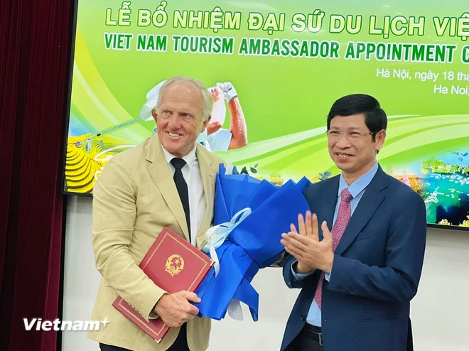 “Cá mập trắng” làng golf thế giới chính thức “nhậm chức” Đại sứ Du lịch Việt Nam