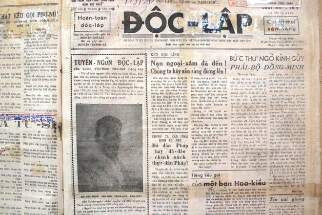 Xuyên không đọc báo về những ngày sau Quốc khánh 2/9/1945 lịch sử