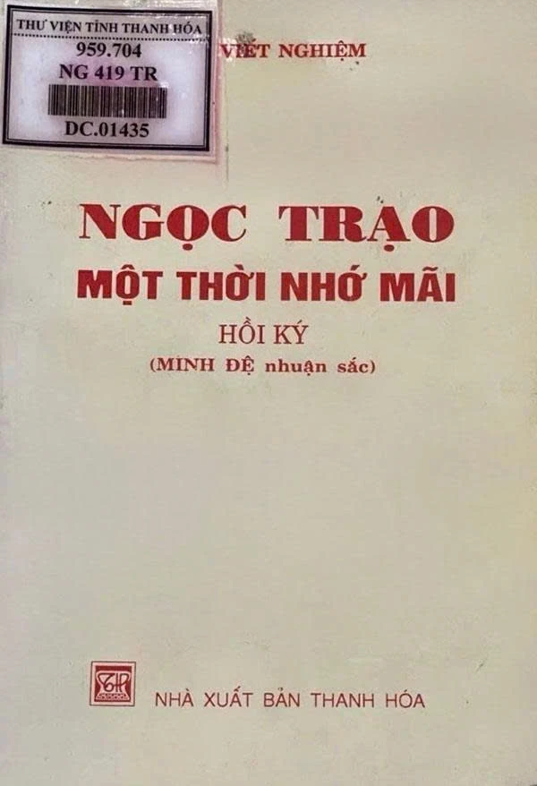 Lão thành cách mạng Tôn Viết Nghiệm và “Ngọc Trạo - một thời nhớ mãi”