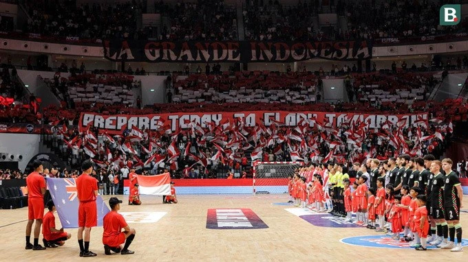 Indonesia lập kỷ lục Đông Nam Á về lượng khán giả xem Futsal