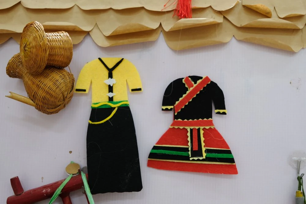 Không gian văn hóa độc đáo ở ngôi trường mầm non vùng cao