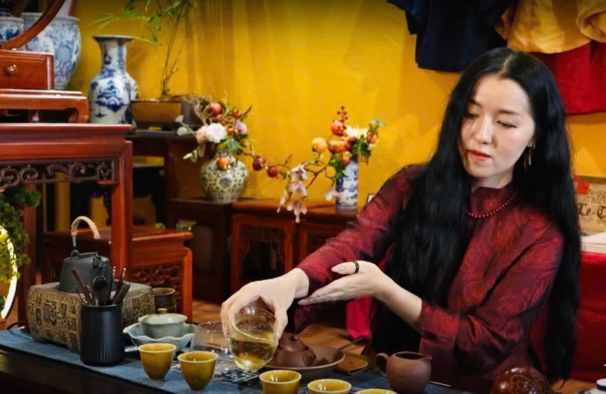 An yên thưởng trà