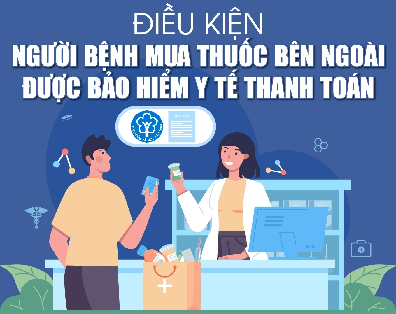 Điều kiện người bệnh mua thuốc bên ngoài được Bảo hiểm y tế thanh toán