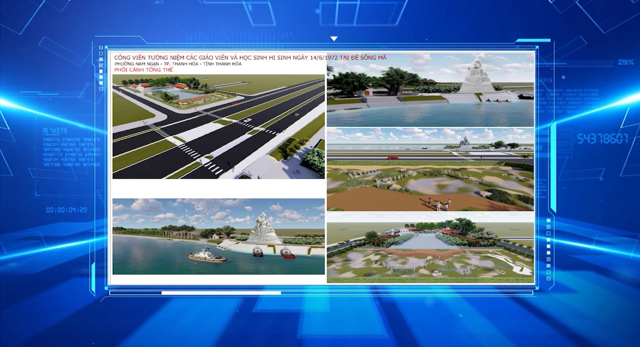 Điều chỉnh tên gọi, nguồn vốn dự án công viên tưởng niệm các giáo viên và học sinh hy sinh tại đê sông Mã